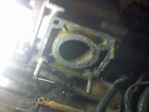 1987 Mercury Grand Marquis - Engine part detail, possibly from a Ford Panther platform vehicle.