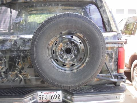 1993 Ford Bronco - Spare tire.