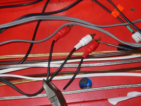 1997 Chevrolet Silverado 3500 - I staggered the cuts so the joints wouldn't line up, and I used the red from one end as a gauge to cut the white at the other so they'd end…
