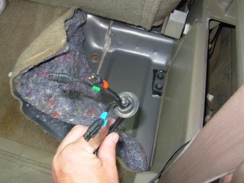 1997 Chevrolet Silverado 3500 - This factory body plug is about as convenient as I could have hoped for, and I even found a rubber plug that basically fits it, and would a…