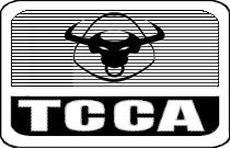 1998 Mercury Sable - Logo for TCCA a bull's head inside a triangle above the text TCCA.