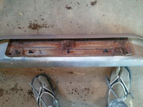 1996 Ford Bronco - A rusted license plate bracket is visible on a bumper, with a Supermotors.net watermark in the corner.