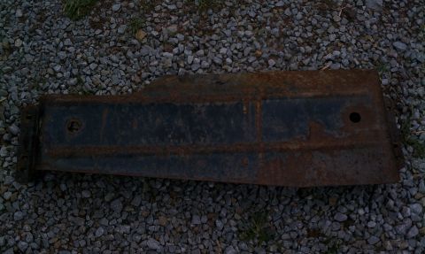 1990 Ford Bronco - Transfer case skid plate. Going to be sandblasted and powder coated.