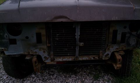 1990 Ford Bronco - Core support.