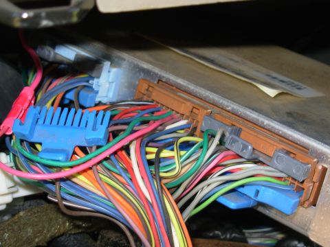 1997 Chevrolet Silverado 3500 - I simply pushed the new pigtail terminals into the connector - I never removed the connector from the PCM, or the PCM from the dash. The fa…