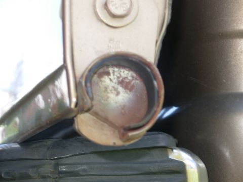 1997 Chevrolet Silverado 3500 - The tailgate cups were getting loose, so a small strip of plastic on each side will make it quiet & smooth again - maybe quieter & smoother…