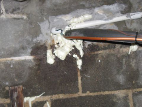 1996 Ford Bronco - AC Lines Leak @ Foundation Block Wall Friday, August 26, 2011, 2:54:50 PM