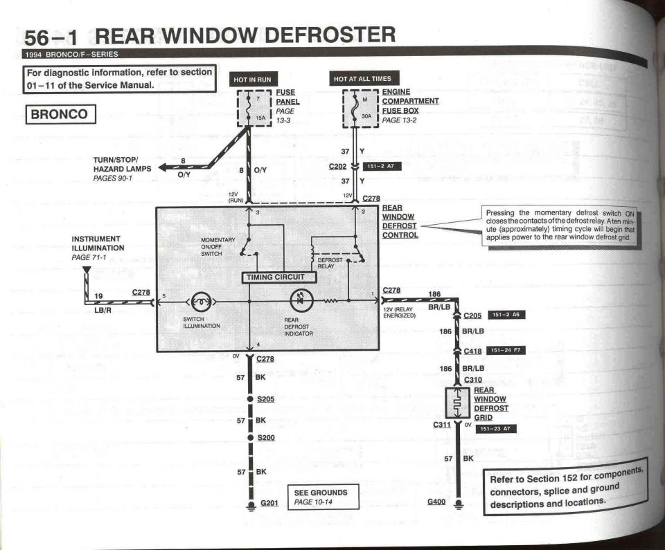 Rear Window Defroster