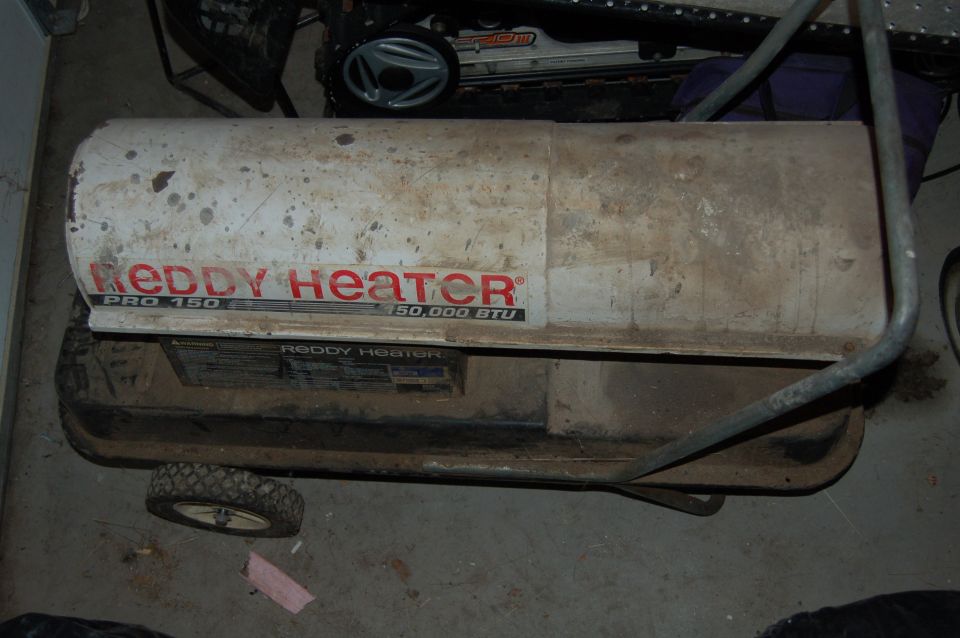 White Reddy Heater Pro 150 with red lettering