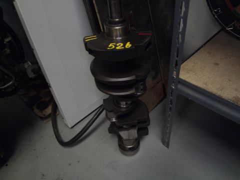 1991 Chevrolet Blazer - A crankshaft with a yellow '526' marking is shown, likely a replacement part.