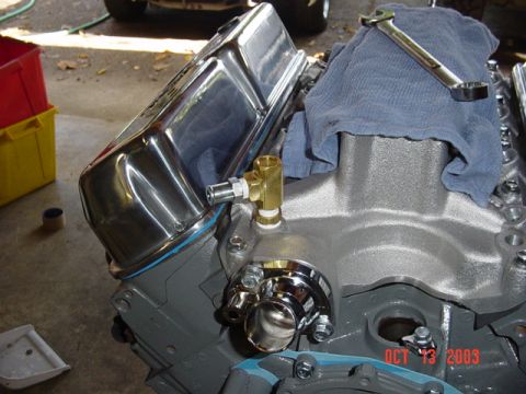 1989 Ford Bronco - New heater hose /ECT hookup
