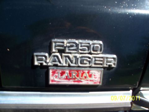 1979 Ford F-250 - Close-up of the F250 Ranger Lariat badge.
