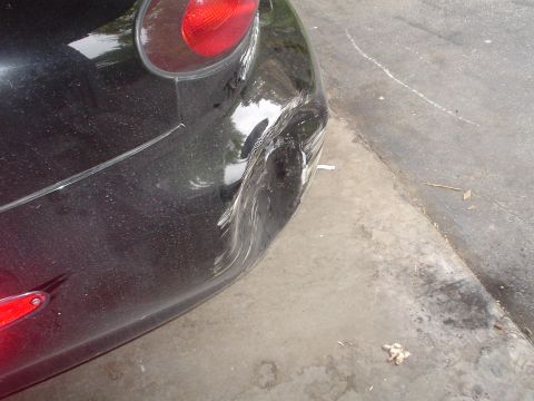 1999 Ford Taurus - Another of the damage.