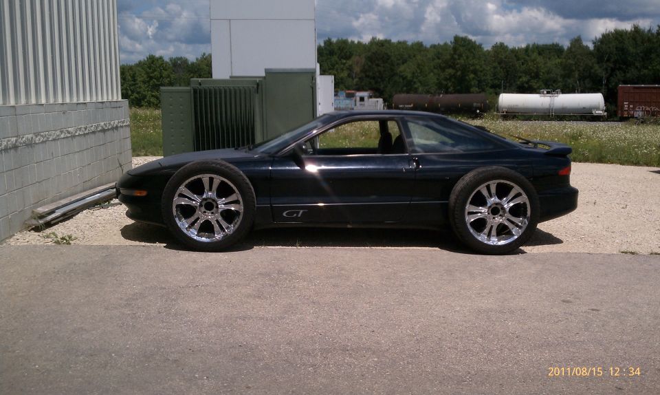97 rollin wit 22's