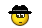 1991 Ford LTD Crown Victoria - A digital image of a smiley face emoji wearing sunglasses.