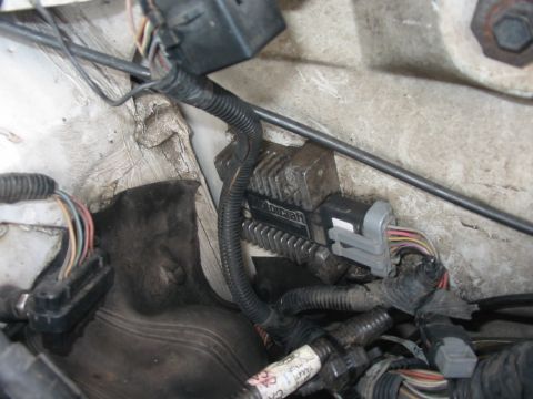 1992 Ford Bronco - CCD(computer controlled dwell) TFI Module drivers side fender wall, it is identified as the black module.