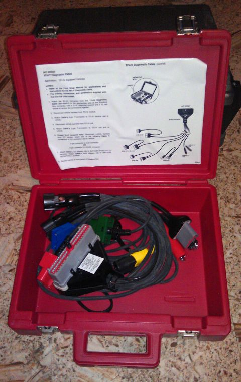 1990 Ford Bronco - This is a diagnostic cable kit with various connectors and a set of instructions.