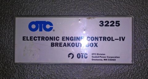 1990 Ford Bronco - This is an OTC Electronic Engine Control-IV Breakout Box, model number 3225.