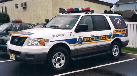 2006 Ford F-150 - Ocean City police supervisor SUV parked next to a patrol car.