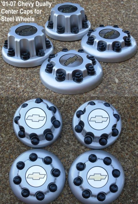 1997 Chevrolet Silverado 3500 - FOR SALE New center caps for '01-07 Chevy dually with steel wheels Will also fit GMC
