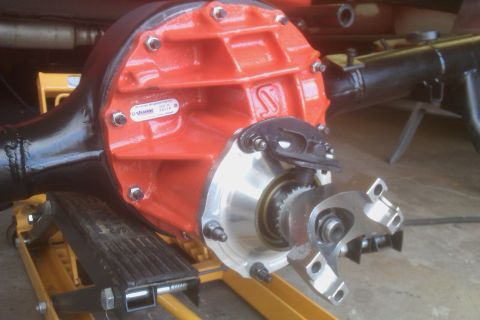 1999 Chevrolet Camaro - This is a close-up view of a rear differential assembly, likely a performance upgrade part.