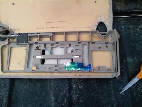 1997 Chevrolet Silverado 3500 - I slipped the rear inboard edge under the lip of the frame, then worked the inboard tab into the slot. To prevent the extension slide from…