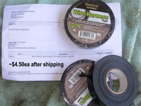 1983 Ford Bronco - Polyken Wiring Harness Tape Polyken Wiring Harness Tape It's amazing how much better this stuff is than common PVC electrical tape - maybe…
