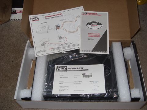 2006 Ford E350 - New MSX Thunder amplifier and paperwork in original packaging, ready for installation.