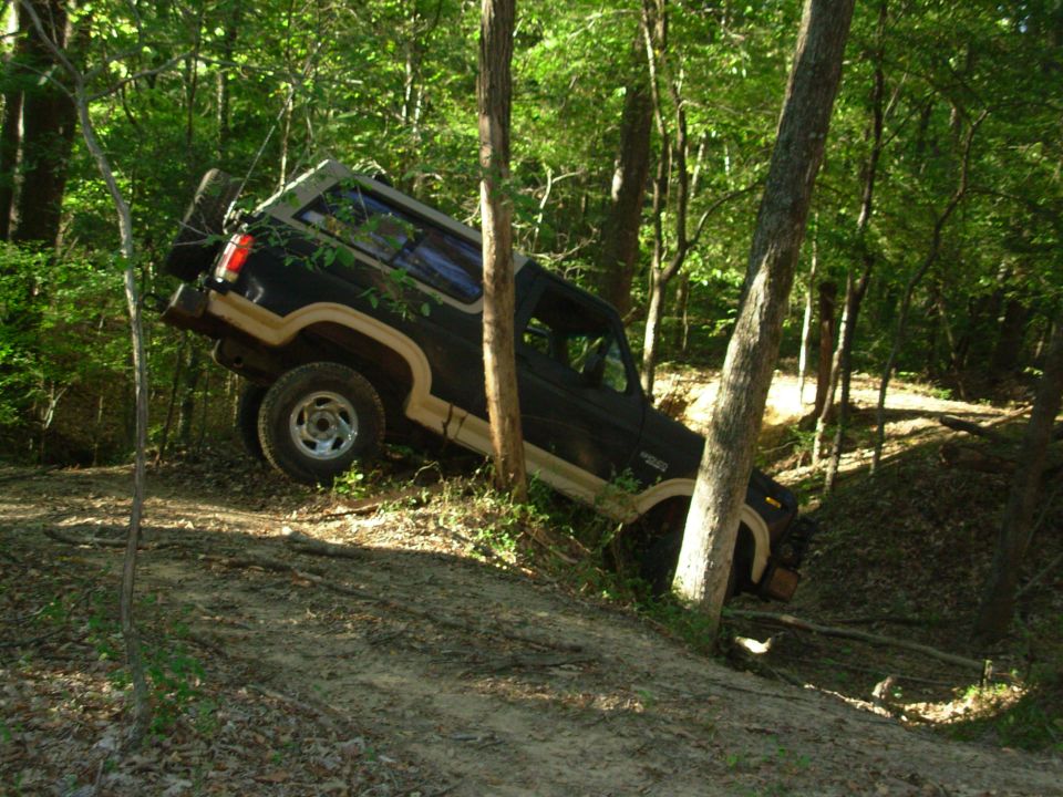 I missed a turn and entered the Ditch from its steepest side.