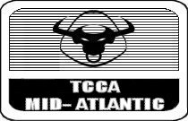 1998 Mercury Sable - Logo for TCCA MID-ATLANTIC a bull's head and horizontal lines.