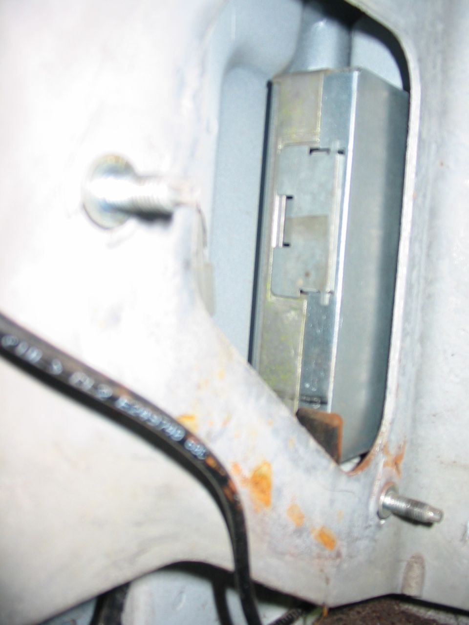 here is the back of the EEC. It needs to be removed through the engine side of the drivers side firewall. procedure is much easier if you remove the inner plastic fender.