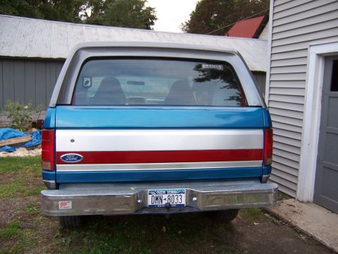 1983 Ford Bronco - The tail gate trim I believe came off a 90's Bronco.