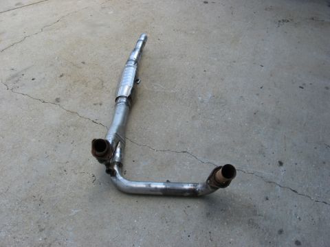 1994 Ford Bronco - Exhaust pipe assembly with catalytic converter, likely for a vehicle.