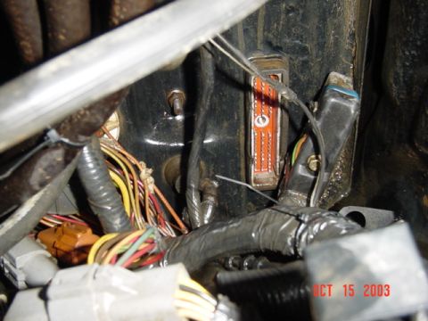1989 Ford Bronco - The computer from the engine copartment
