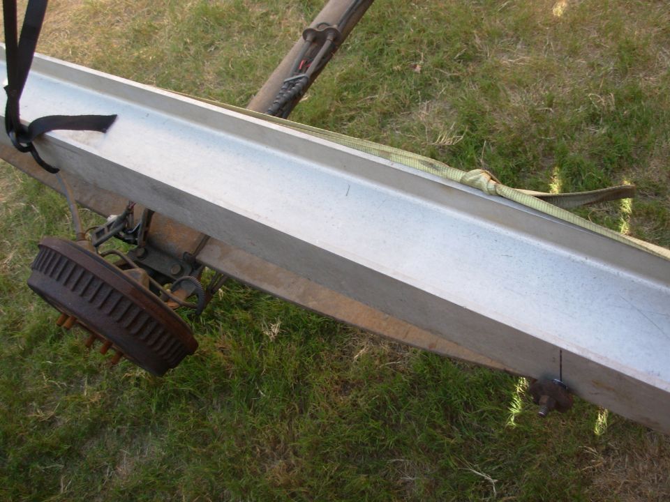 I'll probably reinforce the holes thru the flanges, but this is good enough to get it rolling.