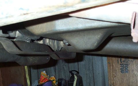 1986 Ford Bronco - Pic of driveshaft, No Binding @ full droop