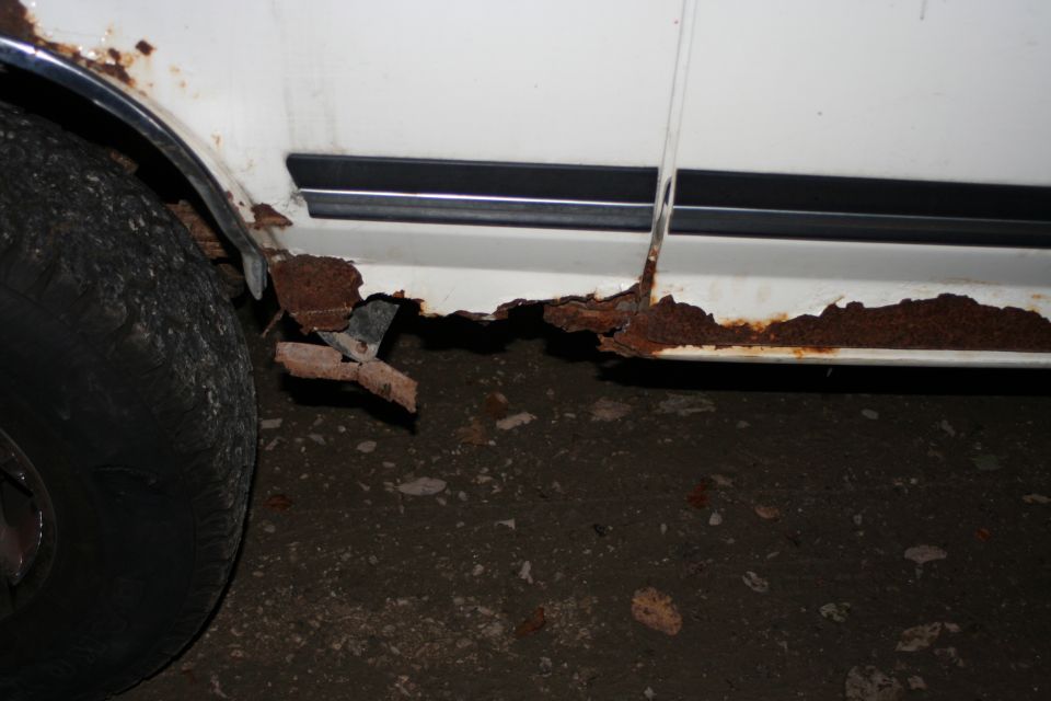 ...and you thought the drivers side was bad...