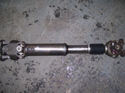 1991 Ford Bronco - Custom driveshaft, started life as a front shaft for a F-350. 1350 U-joints with a custom 1350/1330 joint for the pinion flange. For inform…