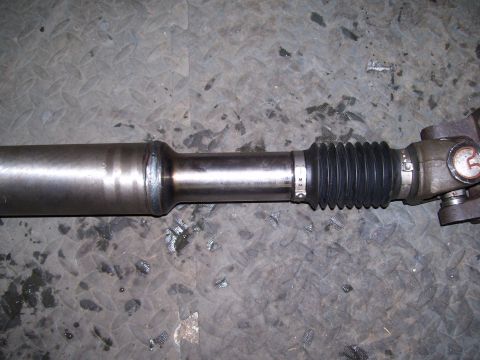 1991 Ford Bronco - Custom driveshaft, started life as a front shaft for a F-350. 1350 U-joints with a custom 1350/1330 joint for the pinion flange. For inform…