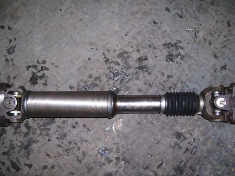 1991 Ford Bronco - Custom driveshaft, started life as a front shaft for a F-350. 1350 U-joints with a custom 1350/1330 joint for the pinion flange. For inform…