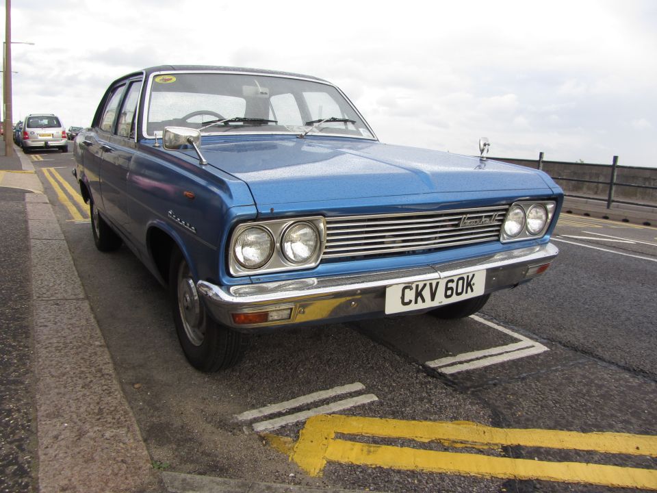 Blue 1966 Vauxhall Victor FB sedan front view