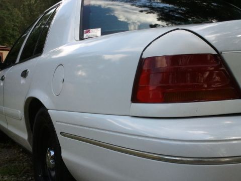 1998 Ford Crown Victoria - Tricky Vicky 98 P71 Body Color Mod Rear Fasia 2 panther emblem mod Fall 2011
