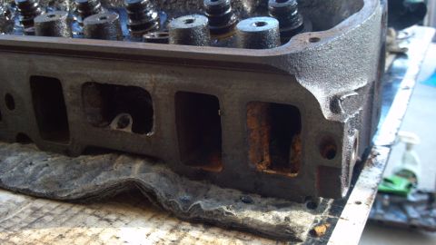 1990 Ford Bronco - nice and gunky from coolant