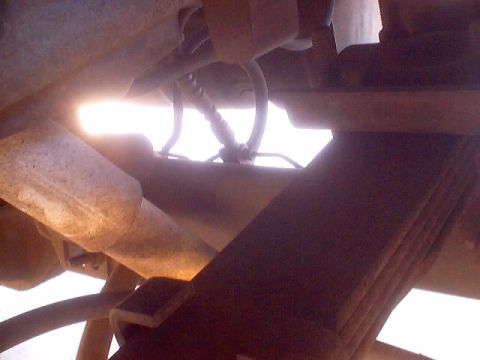 1996 Ford Bronco - a shot of the rear shock