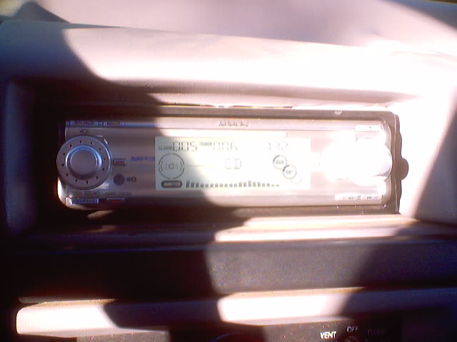 my MP3 player....in the sun =(