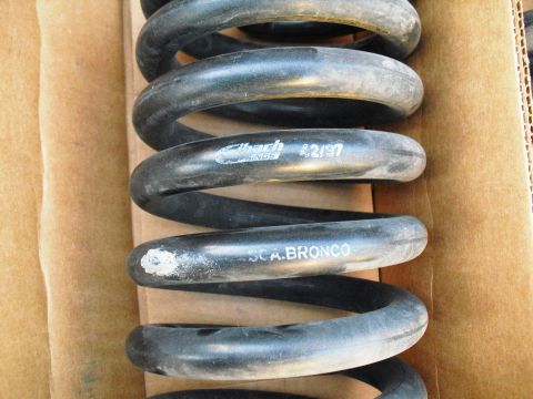 1986 Ford Bronco - These Eibach springs are labeled for a Bronco, but the date 4/97 suggests they are not from a 1986 model.