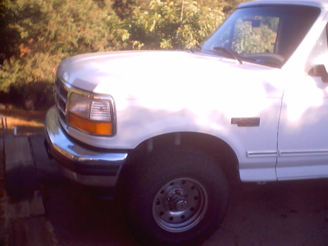 Putting in the new shocks brought up the truck about an inch.