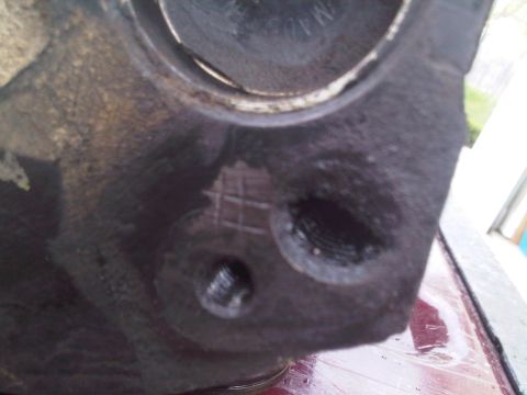 1985 Ford Bronco - I always mark parts in more than one place before they go to machine shop.