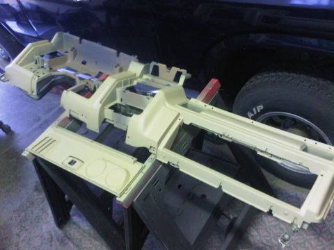 1985 Ford Bronco - fixed cracks and missing chunks.