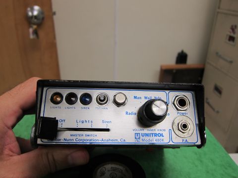 2001 Ford Crown Victoria - This is a Unitrol Model 480K controller, likely for emergency vehicle lights and siren.